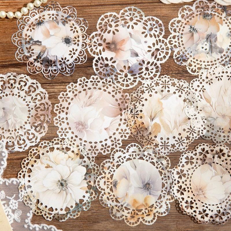 Набір паперових мережив "Floral Lace Scrapbooking Set"