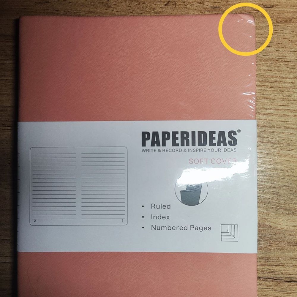 Блокнот A5 Paperideas Рожевий (у лінію) 188 сторінок