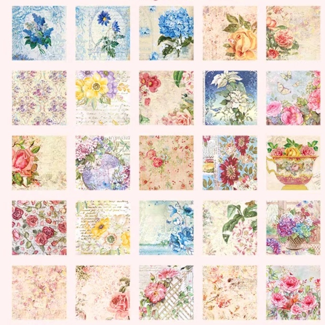 Набір декоративного паперу "Flower World'" 4-0223 фото