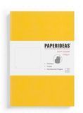 Блокнот у крапку Paperideas яскраво-жовтий А5 188 сторінок м'яка обкладинка з веган-шкіри