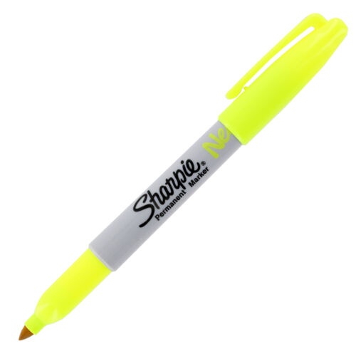 Перманентний маркери Sharpie Neon Fine Point Yellow 0-00091 фото