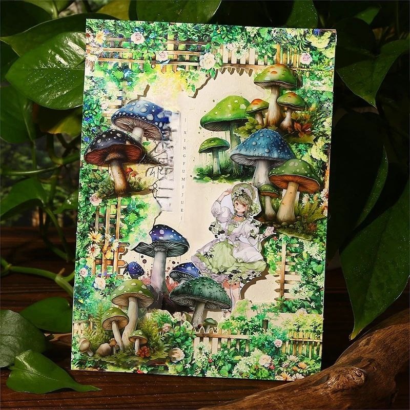 Набор наклеек "Forest Green Mushroom" 2-02492 фото