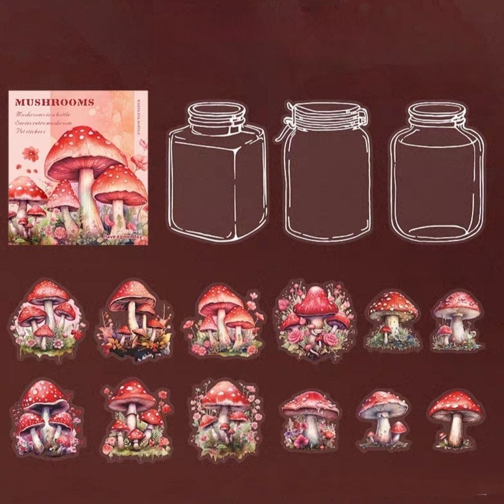 Набор наклеек "Red Mushroom" 2-02493 фото
