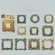 Наклейки-рамки Medieval Heraldry &laquo;Золото та Бірюза&raquo;, 10 шт, 80х80 мм