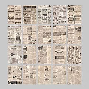 Набір декоративного паперу "Retro Newspapers"