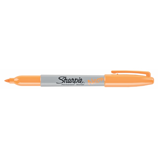 Перманентний маркери Sharpie Neon Fine Point Orange 0-00093 фото