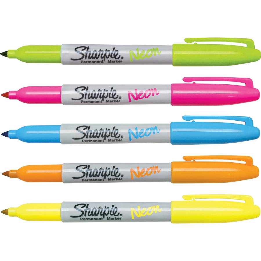 Перманентний маркери Sharpie Neon Fine Point Orange 0-00093 фото